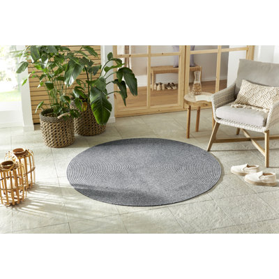 Trenzado Light Gray Indoor / Outdoor Rug