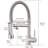 AWZTOO Pull Down Kitchen Faucet