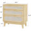 Commode 3 tiroirs en rotin-1192023739