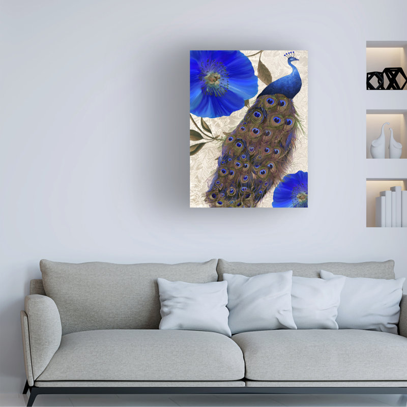 Art sur toile «Bachelor Sasha Plumage I», H 19 po x l 14 po