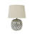 Benino Coastal Capiz and Rayon from Bamboo Table Lamp with Fish Design