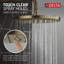 Ensemble de robinet de baignoire et douche à pluie ronde Modern 14 Series, ensemble de pomme de douche et poignées en or brossé, ensemble de garniture de valve, 10 pouces, bronze champagne (valve non incluse)-94088349