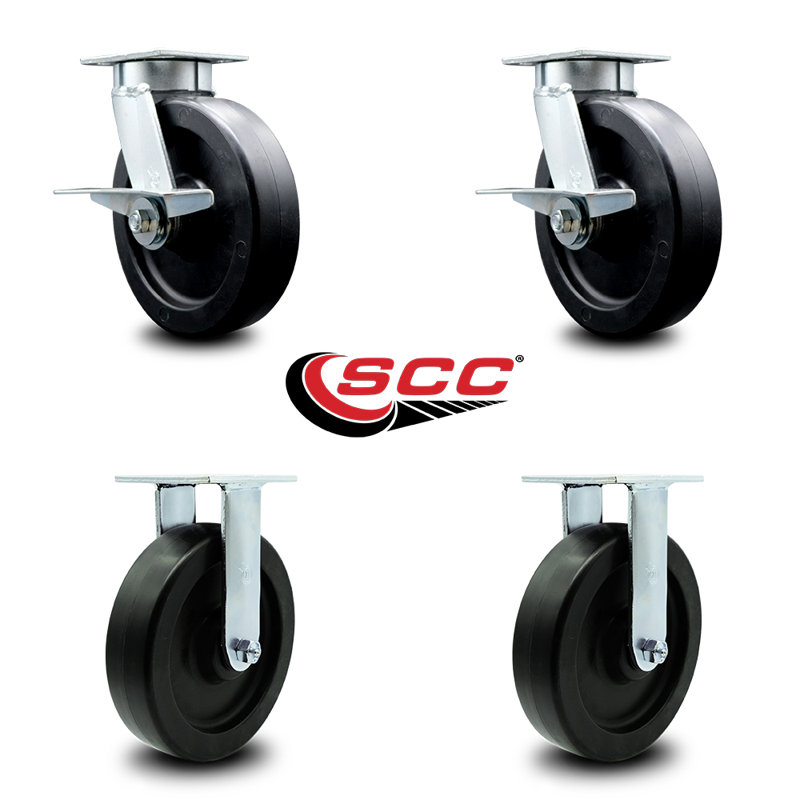 4 Piece Polyolefin Caster Set