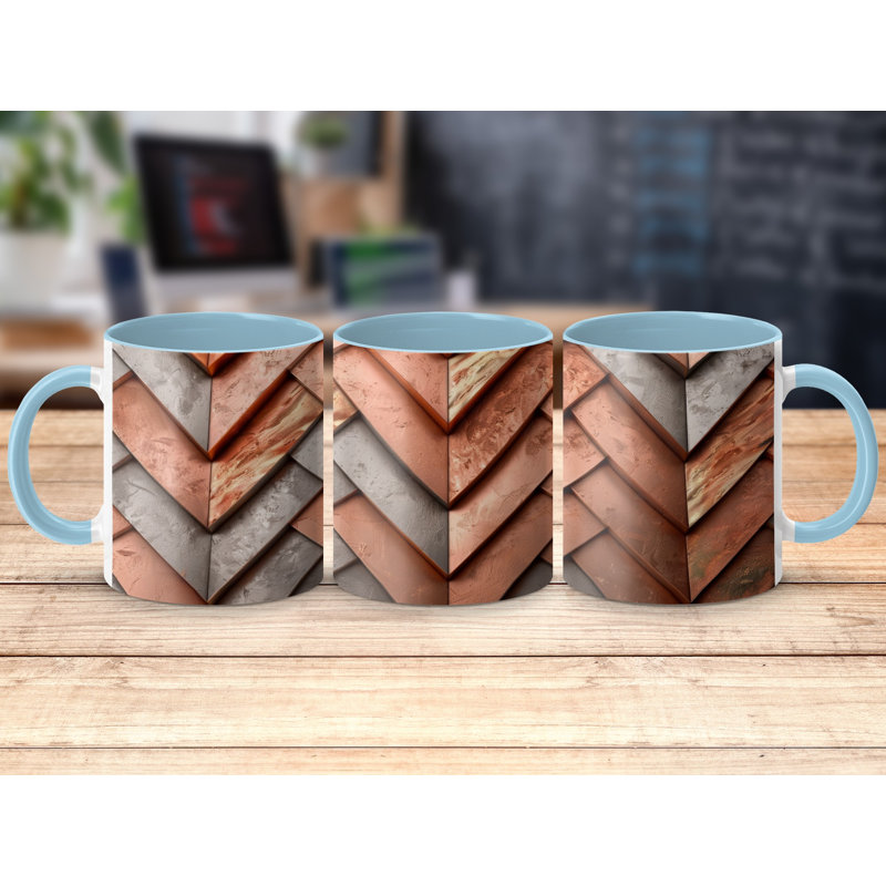 Chevron 11oz Accent Coffee Mug