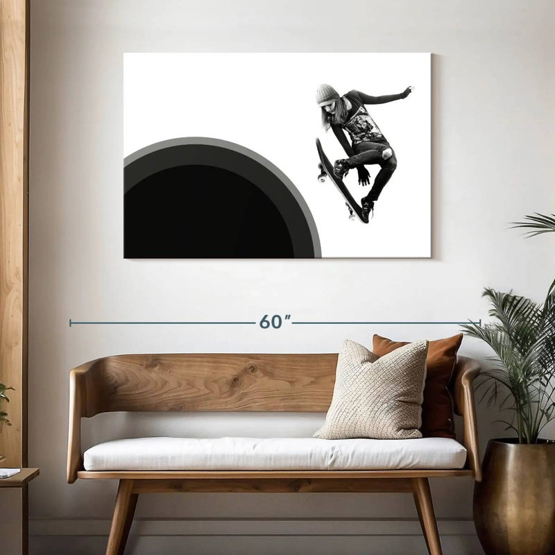 Senne Skate All Day, 30" H x 45" W