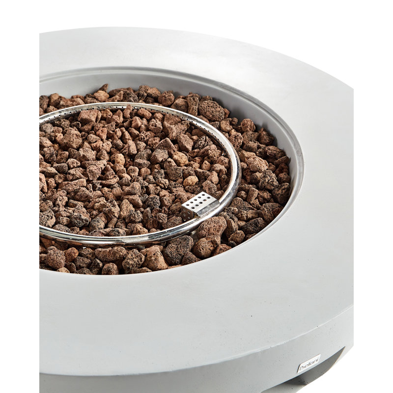 Round Concrete Propane Fire Pit