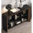 Solid Wood Floor-To-Ceiling Retro Six-Compartment Cabinet Bookcase-1461369168
