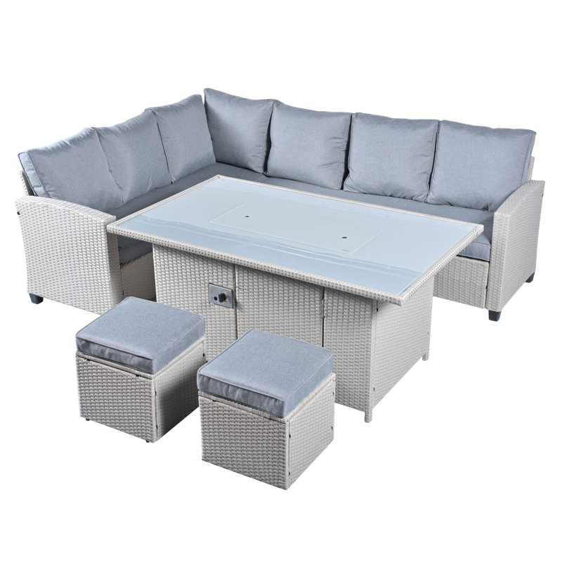 Halfacre 8 - Person Seating Group with Cushions