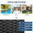 79.9" Outdoor Sunbed With Adjustable Canopy, Double Lounge, PE Rattan Daybed, Wicker And Cushion-841589948-841589946