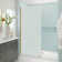 Elyse XL 30 in. W x 80 in. H Fixed Frameless Shower Door with Ultra-Bright Frosted Glass