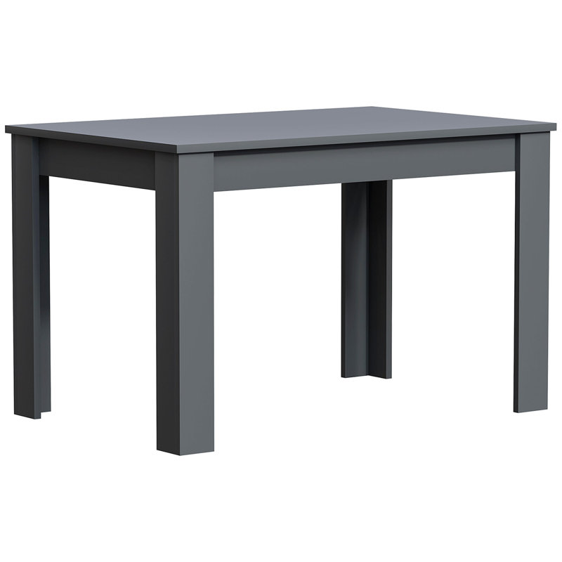 Iriemi Dining Table, Grey, 74cm H x 117cm L x 76.5cm W