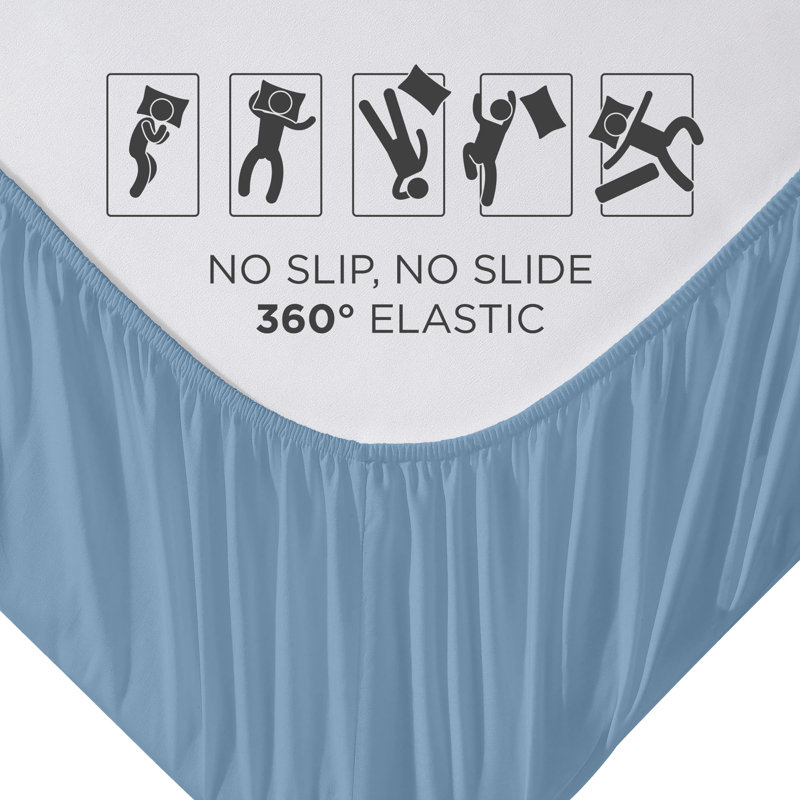 Royale Linens | Ultra Soft Brushed Microfiber | Hotel Luxury Bottom Sheets | Wrinkle Free & Fade Resistant | Deep Pocket Only