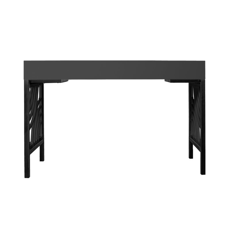 Swirl Writing Desk, Black