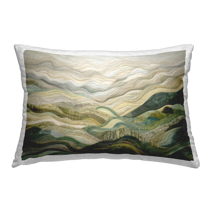 Abstract Outdoor Throw Pillow
