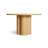 4 Quarter Round Solid Wood Dining Table-90927617-90927615