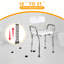 Siège de douche à hauteur réglable