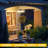 Solar Shed Light Indoor Outdoor with Motion Sensor and Remote Control