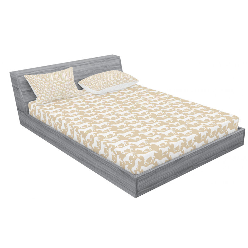 Western Microfiber Sheet Set, Full Sheet Set + Fitted Sheet + 2 Pillowcases