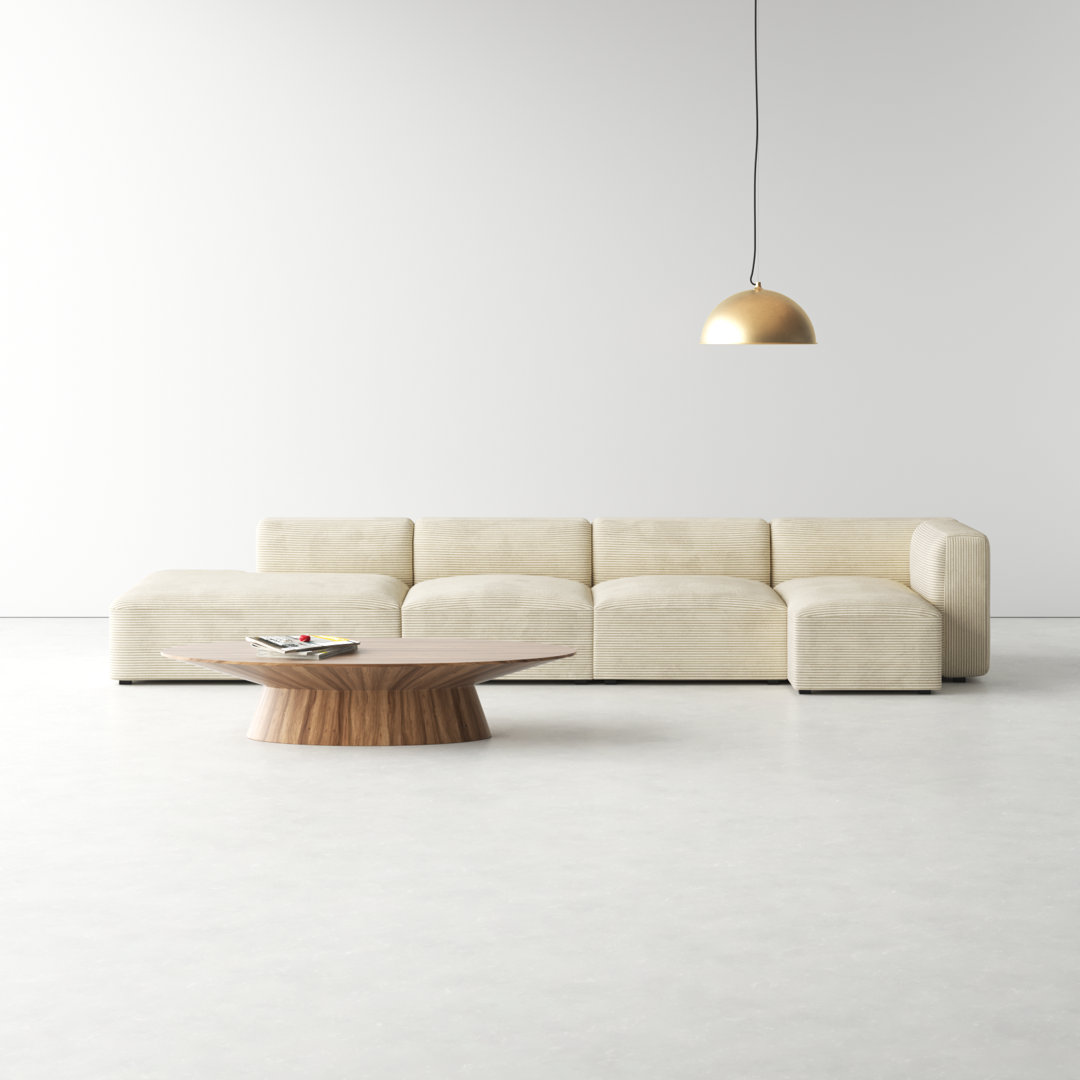 Vasilisa 4 - Piece Upholstered Sectional Mercury Row® 