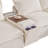 U shaped Modular Sectional Sofa with Movable Ottoman-810302653