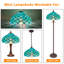 Abat-jour en verre coloré pour lampe de table 16 pouces Tiffany