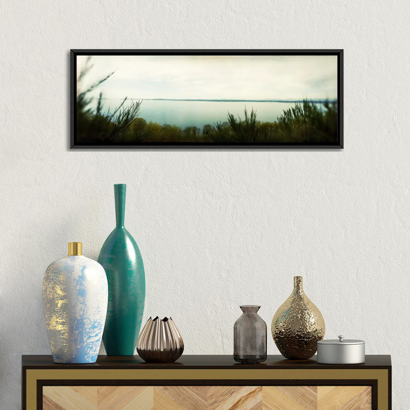 « puget sound, seattle, washington state », reproduction de photo sur toile, H 20 po x l 60 po x P 1,5 po