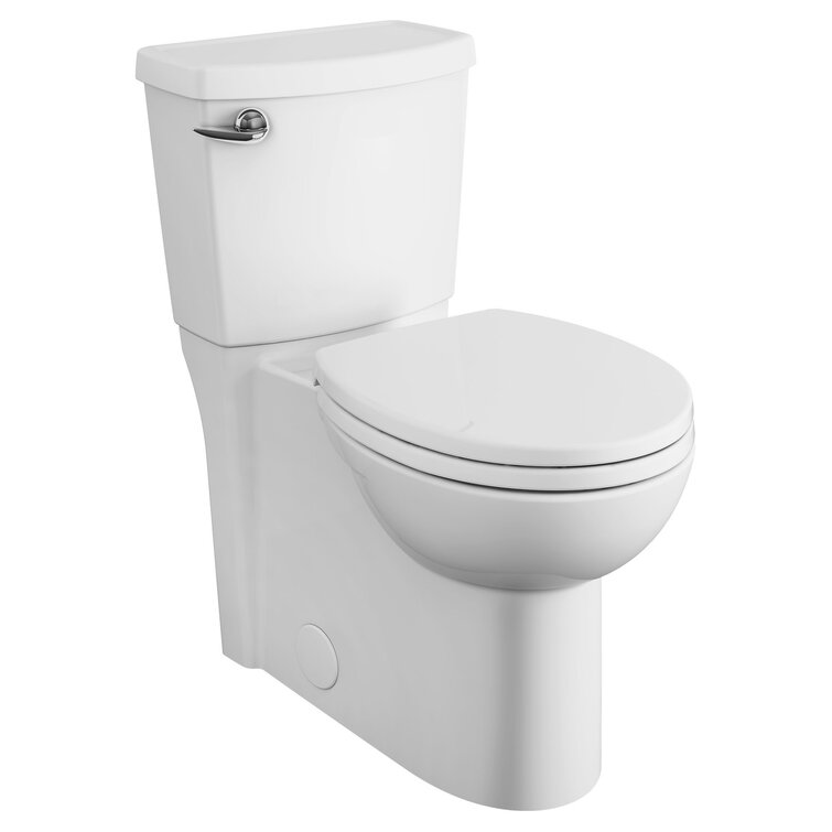 American Standard Cadet 3 Flowise Skirted Seat Round Front Toilet with Seat Chair Height.   incomplete. tank and lid only 