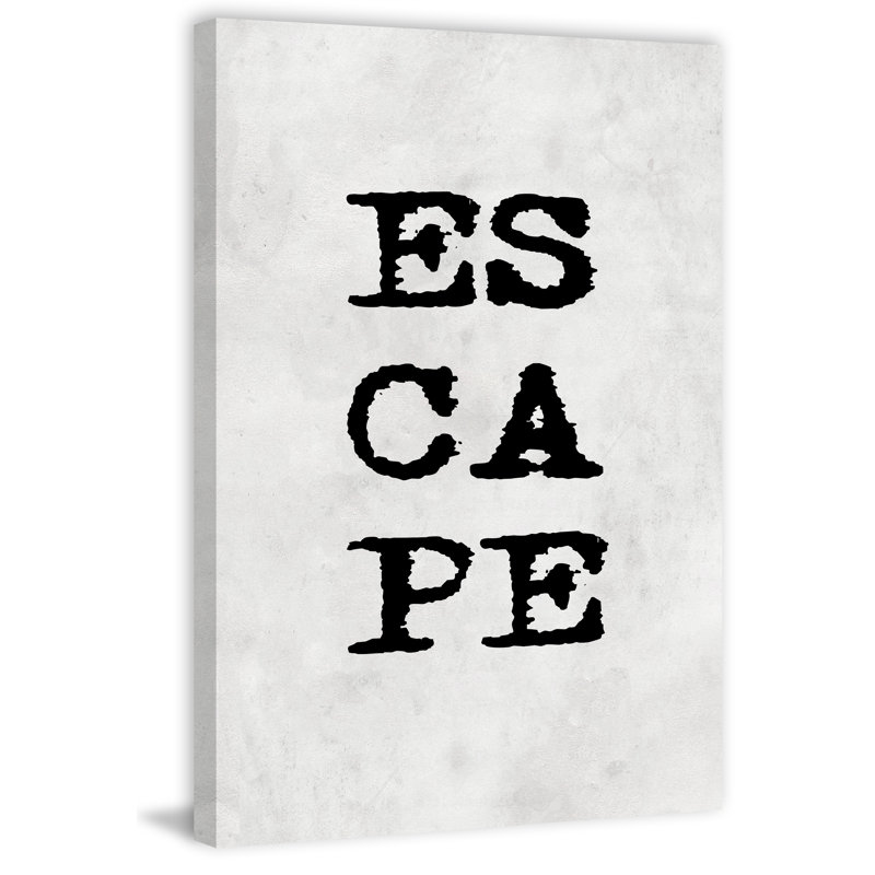 Escape III - Wrapped Canvas Print, 30cm H x 20cm W x 3.81cm D