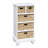 Barrera Open Shelf Basket Cabinet