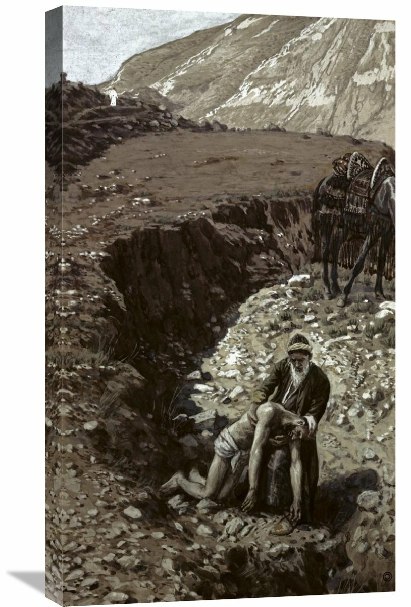 Global Gallery Good Samaritan On Canvas by James Tissot Print