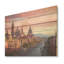 Zocalo, Mexique, paysage - Art mexicain, art mural sur bois de pin naturel-2091435404