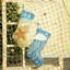 Chaussette de noël à crochets 3d jellyfish