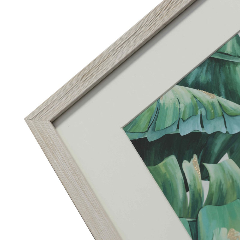 Ensemble de 2 peintures sur toile encadrées