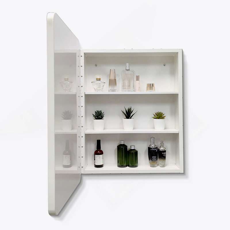 Armoire à pharmacie murale ou en métal avec miroir