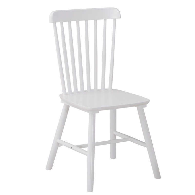 Ternell Rubber Wood Dining Chairs, White
