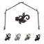 Ensemble de tringle à rideaux simple et quincaillerie à 4 côtés Rexford-398672296-314796323