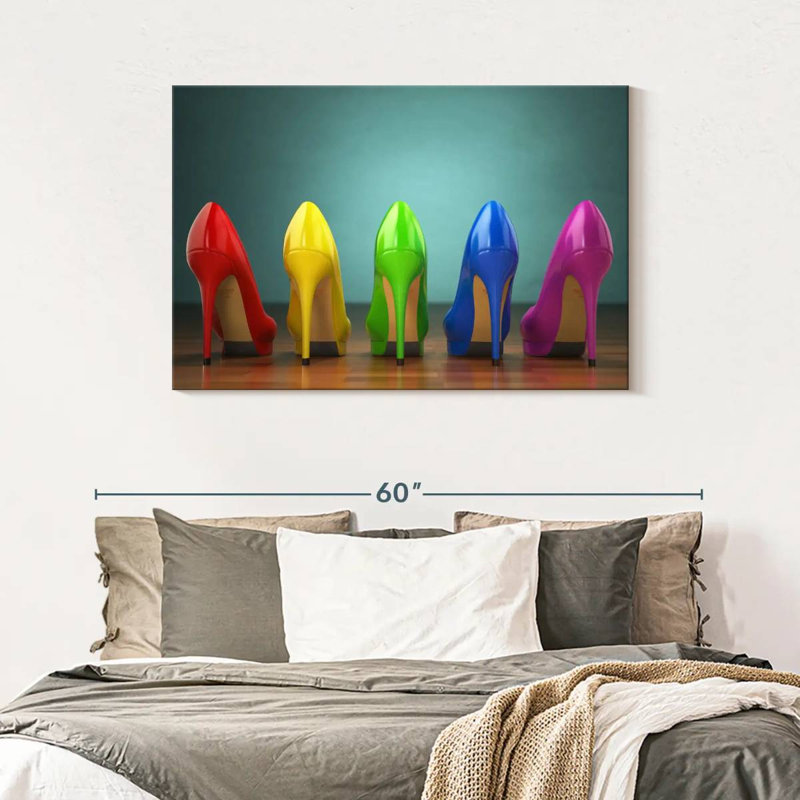 Shuttleworth Rainbow Heels, 30" H x 45" W