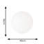 Paper Dome Pendant Shade ( Slip-On ) in White-151728677
