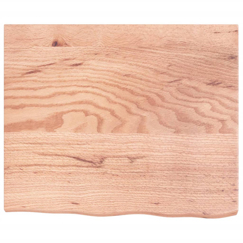 Lynnhaven 60cm Solid Wood Single Bathroom Vanity Top, Light Brown