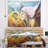 Abstract Polyester Tapestry-28505318