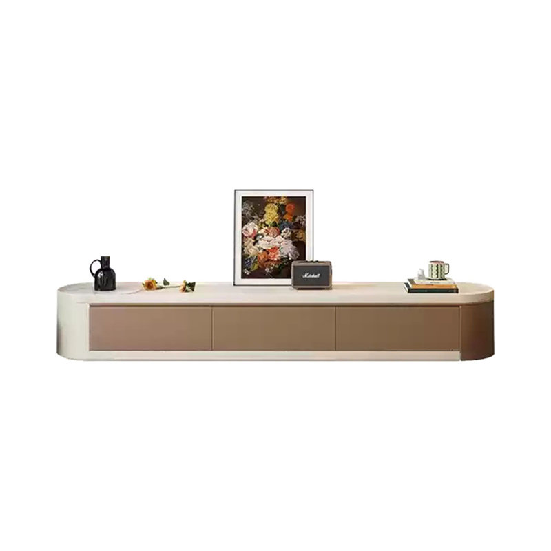 Beige + Brown  Manufactured Wood TVStands
