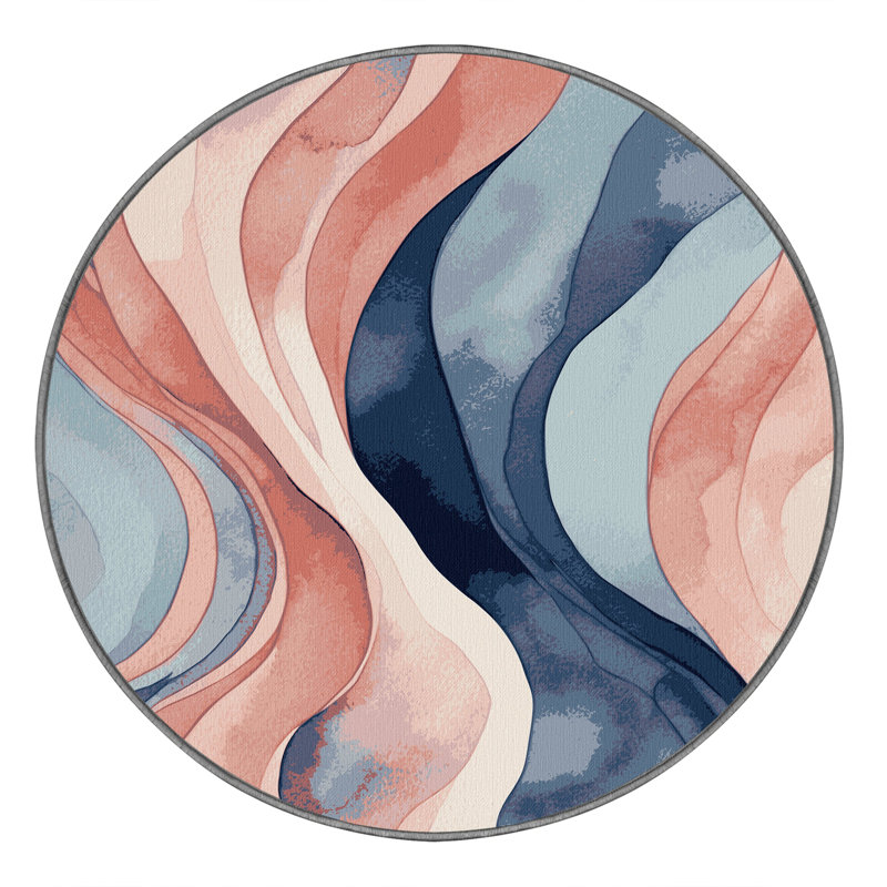 Lagoon Haze Rug, Round 4'