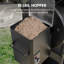 Z GRILLS 585 sq.in Pellet Smoker with Durable Stainless Steel Lid and Easy to Move