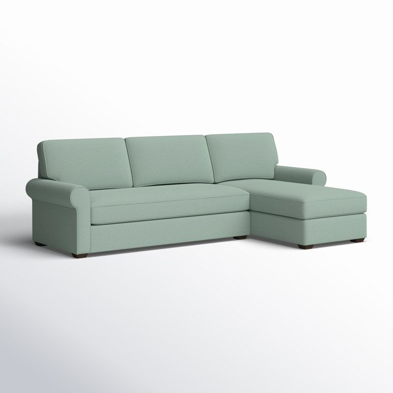 Porter Upholstered L-Shaped Sectional, Right Hand Facing, Bayou Spray Canvas