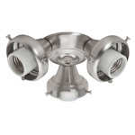 3-Light Branched Ceiling Fan Light Fitter