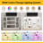 Extra Wide Display Cabinet With Acrylic Glass Doors,LED Lighting For Collectibles-510555345