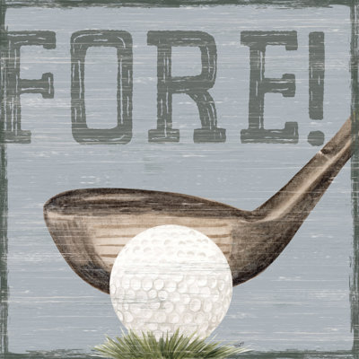 Lemar Golf Days Neutre V-Fore! Sur toile par Tara Reed