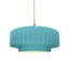 Luminaire suspendu tambour en céramique et en métal 1 lumière Gela-224782679-226086874-225933787
