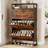 24 Pair Shoe Storage Cabinet, Industrial Shoe Storage Organizer Unit with 3 Flip Drawers