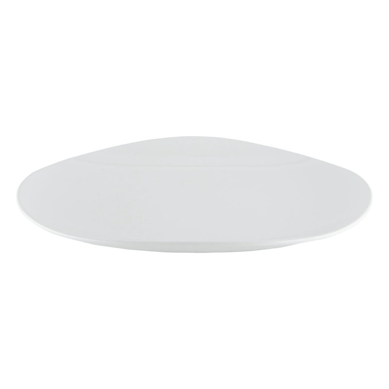 G.E.T. Oval Platters Melamine Platter, 18" x 13", American White